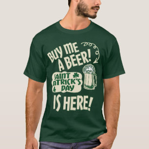 Camiseta Solicitações de Bebidas do Dia de São Patrício