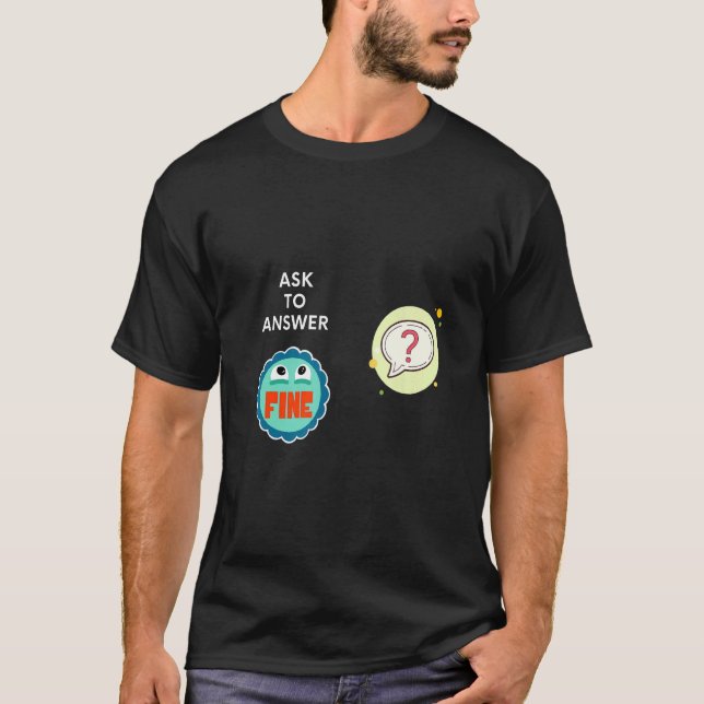 Camiseta Solicitar Resposta Correta (Frente)