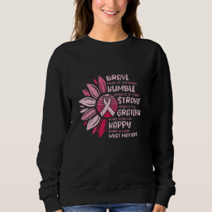 Camiseta Sólida e Grata Consciência do Cancer da Mama