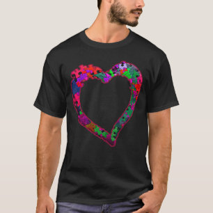 Camiseta Solidariedade ao autismo consciência autista coraç