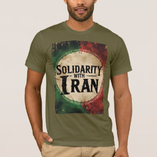 Camiseta Solidariedade Com A Unidade De Paz Anti-Guerra Do