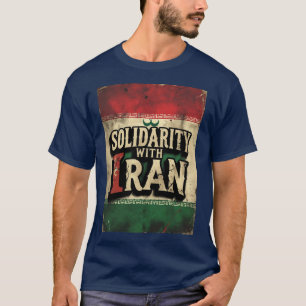 Camiseta Solidariedade com o Irã Resistência Anti-Guerra An