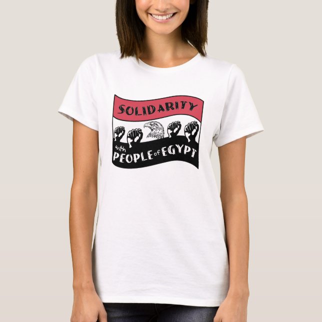 Camiseta Solidariedade com o Povo do Egito (Frente)