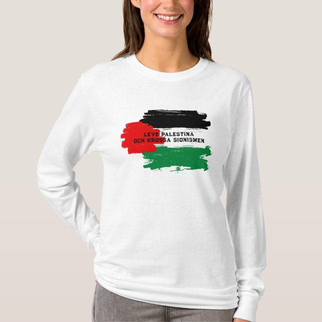 Camiseta Solidariedade e Resiliência Palestina (Frente)