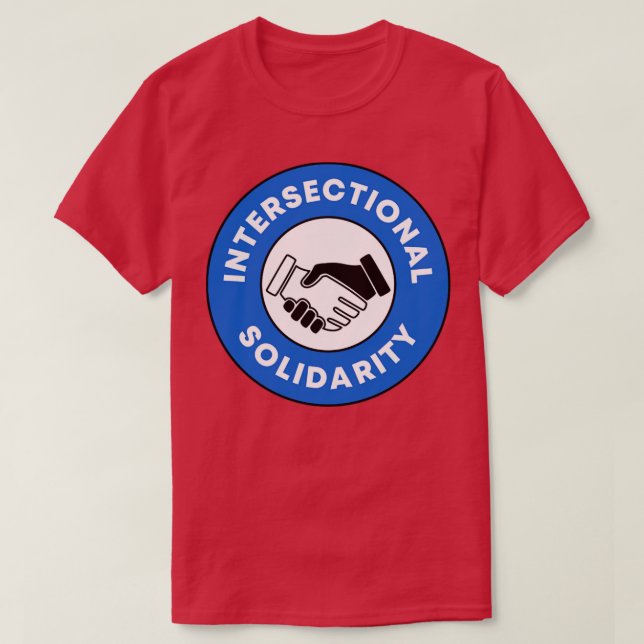 Camiseta Solidariedade Interseccional (Frente do Design)