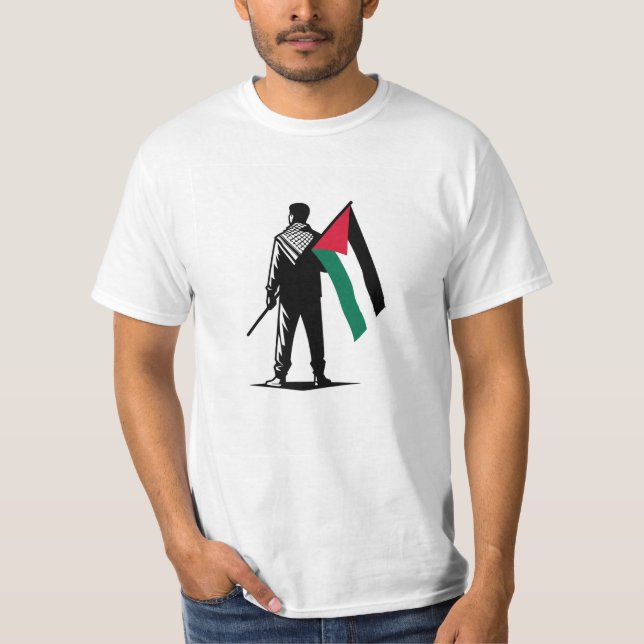 Camiseta Solidarity for Palestine: Advocate in Style (Frente)