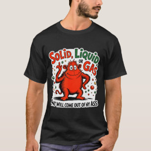 Camiseta Sólido Líquido Gás O Que Sairá De Mim Como Engraça