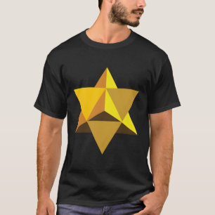 Camiseta Sólidos platônicos de tetraedro estrelado