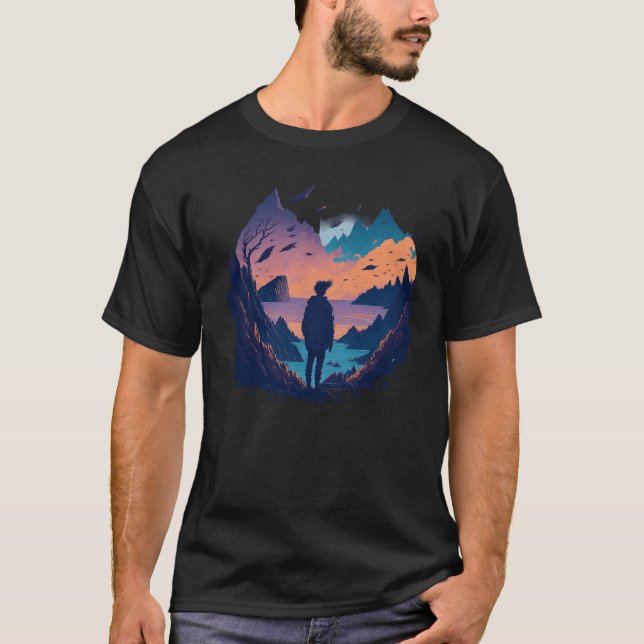 Camiseta solitário (Frente)