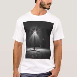 Camiseta Solitário Streetlight - Um Nocturno De Carvão De A