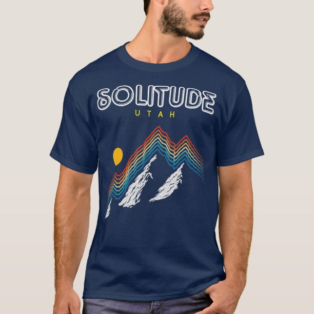 Camiseta Solitude    UtahResort 1980s Retroativo (Frente)
