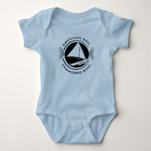 Camiseta Solo americano, bebê um da alma de Chamorro