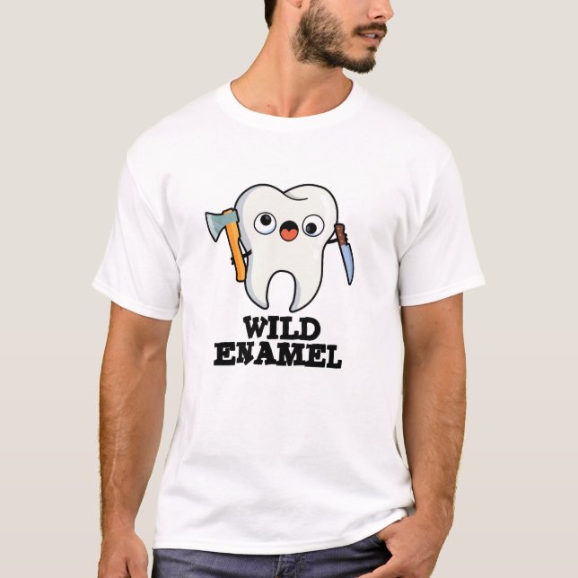 Camiseta Solo Enamel Funny Selvagem Tooth (Frente)