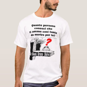 Camiseta Solo Gesù Cristo Salva