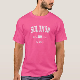 Camiseta Solomon Kansas Ks Vintage Athletic Sports