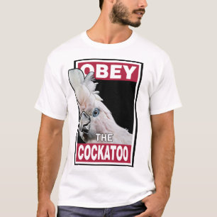 Camiseta Solomons engraçados Cockatoa - Arte de Pássaro
