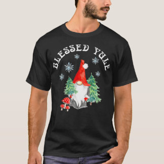 Camiseta Solstício de inverno Abençoado Yule Pagan Holiday 
