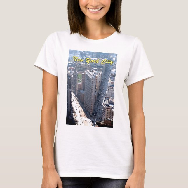 Camiseta Solte a sua imaginação! Nova Iorque do edifício Fl (Frente)