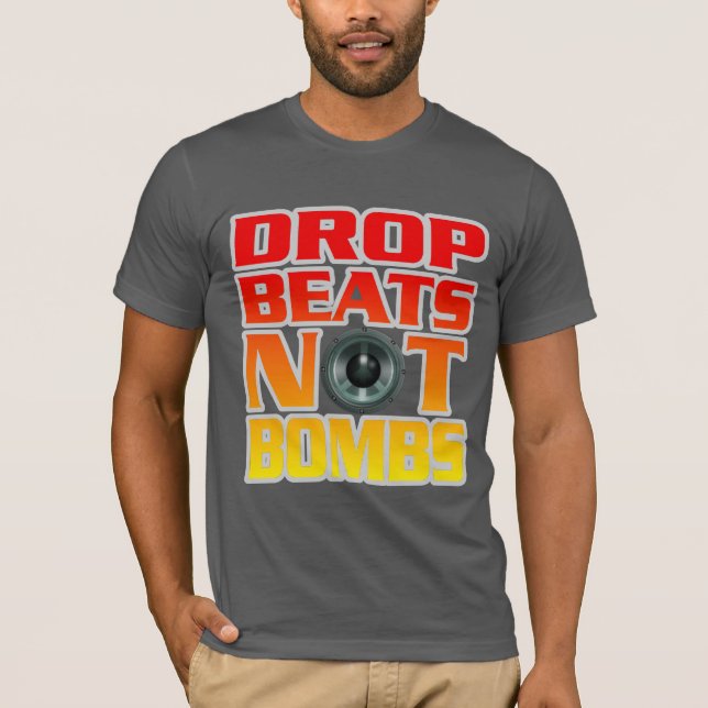 Camiseta Solte batidas não bombas (Frente)