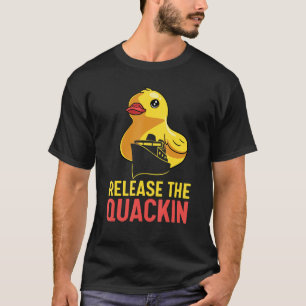 Camiseta Solte O Pato De Borracha Do Navio De Cruzeiro Quac
