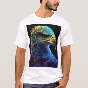 Camiseta "Solte Seu Lado Selvagem: Águia Cristal Feroz