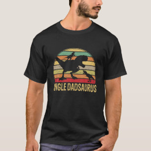 Camiseta Solteiro Dadsaurus T Rex Dinossaur Dia de os pais