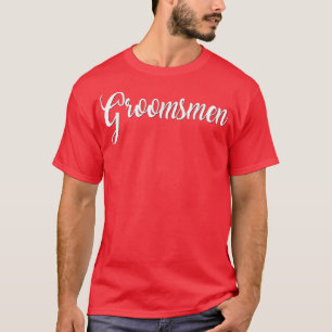 Camiseta Solteiro de Casamento Branco de padrinhos de casam
