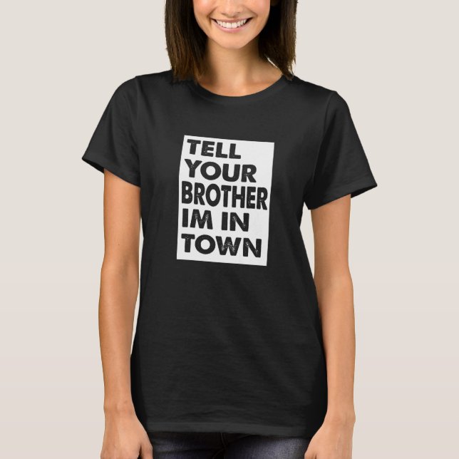 Camiseta Solteiro de Hookup do jogador rural irmão (Frente)