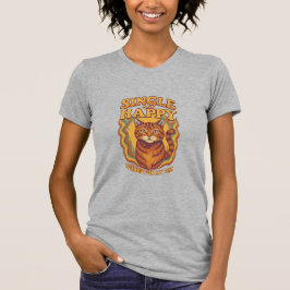 CAMISETA SOLTEIRO E FELIZ OBRIGADA PELO MEU GATO