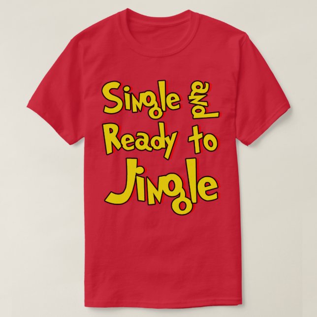 Camiseta Solteiro e pronto para soltar (Frente do Design)
