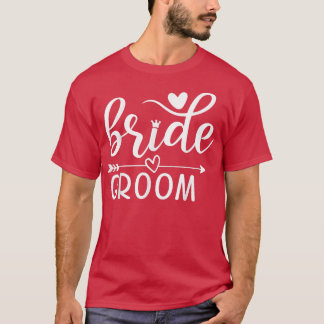 Camiseta Solteiro E Solteiro De Casamento Da Noiva