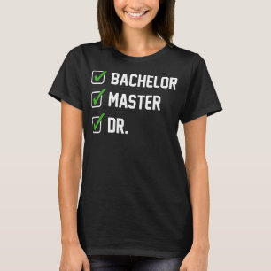 Camiseta SOLTEIRO FUNNY Master Doutorado Dr. Phd Gift