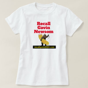Camiseta Solteiro Lado - Chamada de Gavin Newsom