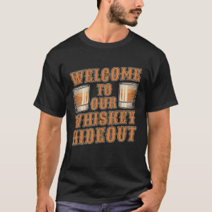 Camiseta Solteiro Malt Hideout Irish Scotch Whiskey
