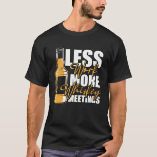 Camiseta Solteiro Malt Humor Irish Scotch Whiskey