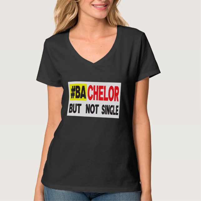 Camiseta Solteiro Mas Não Namorando 2 (Frente)