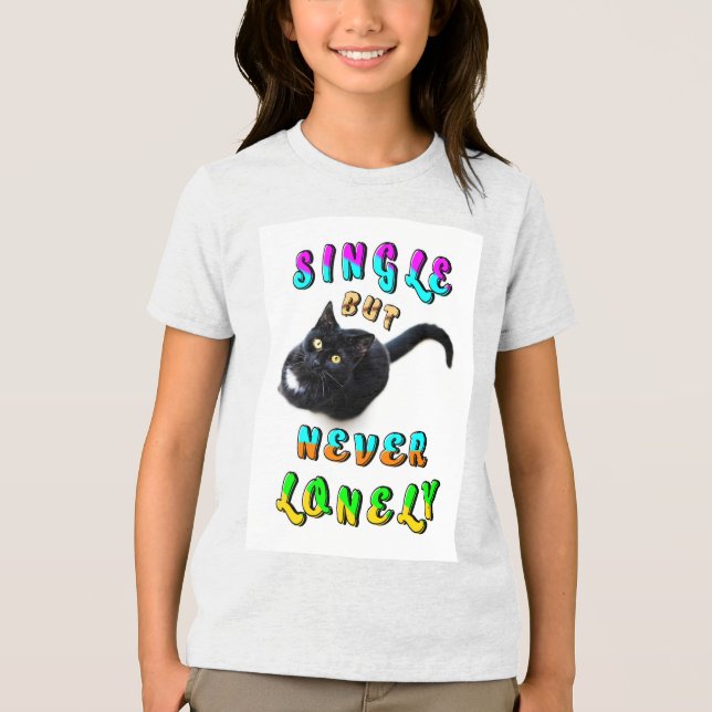 Camiseta Solteiro Mas Nunca Solitário (Frente)