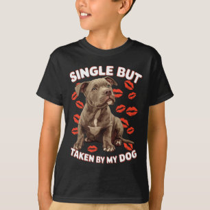 Camiseta Solteiro Mas Tirada Pelo Meu Namorados De Cachorro