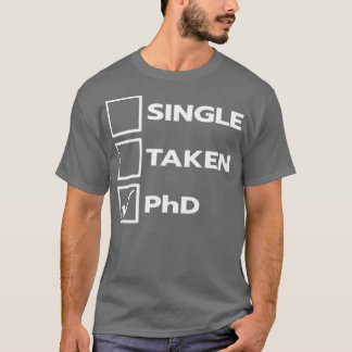 Camiseta Solteiro PhD 1