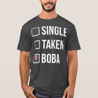 Camiseta Solteiro Retirada Boba Tea Tea Bebendo Lover Tea B