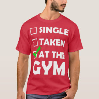 Camiseta Solteiro Retirada Na Academia