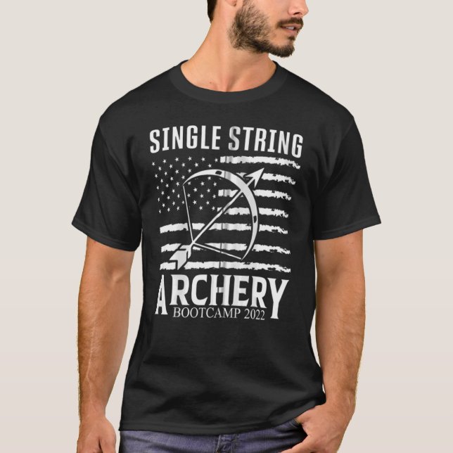 Camiseta Solteiro String Archery Bootcamp 2022 (Frente)