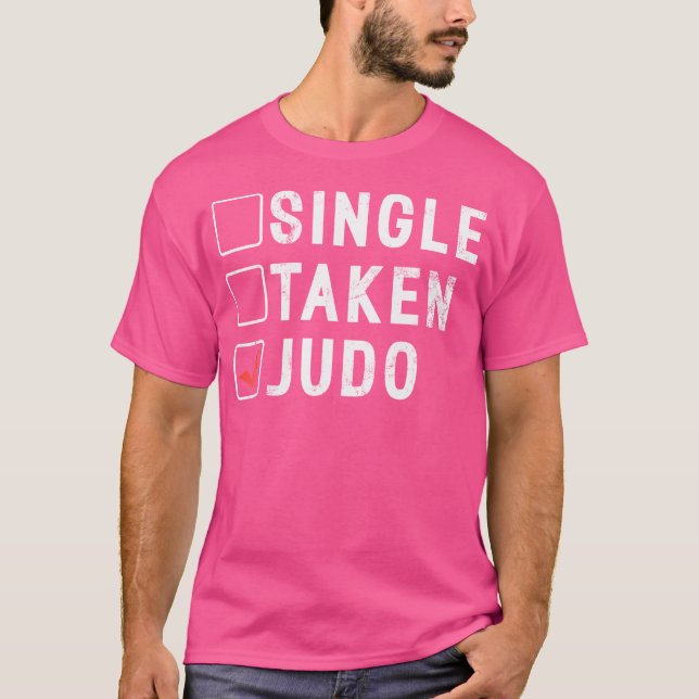 Camiseta Solteiro Taken Judo (Frente)