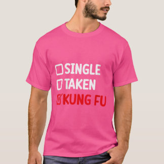 Camiseta Solteiro Taken Kung Fu