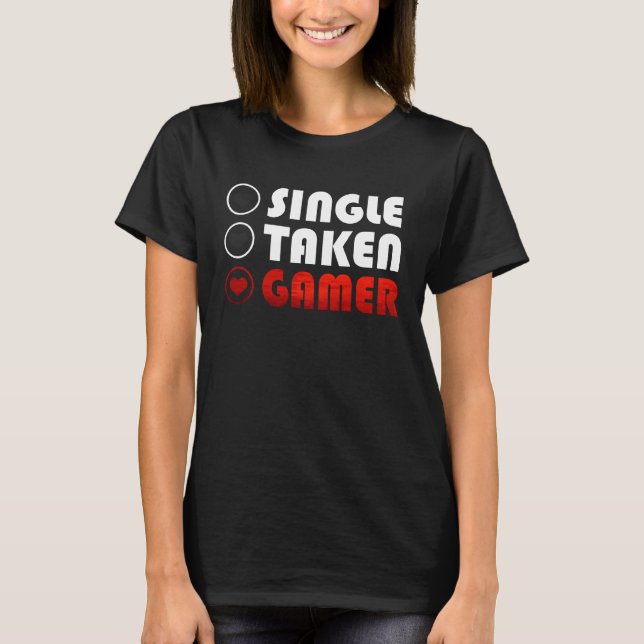 Camiseta Solteiro Tirada Gamer (Frente)