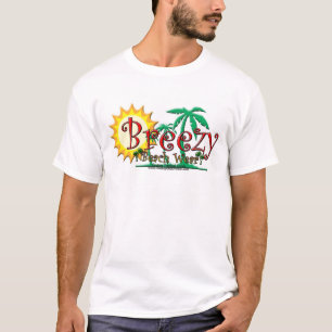 Camiseta Solteiro verde do logotipo das palmas