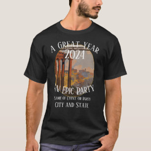 Camiseta Solteiros de coquetel de Natal 2024