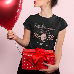 Camiseta Solteiros do Cupido Vermelho - Parte Dia de os nam