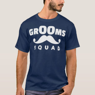 Camiseta Solteiros Engraçados de Casamento na Esquadra do G
