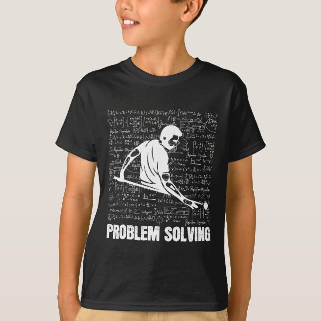 Camiseta Solução para problemas de Billiards solucionando j (Frente)